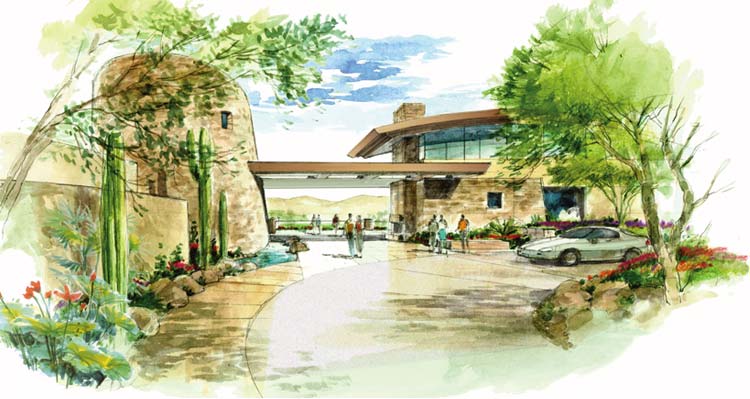 The Entry to the Clubhouse at Quintero